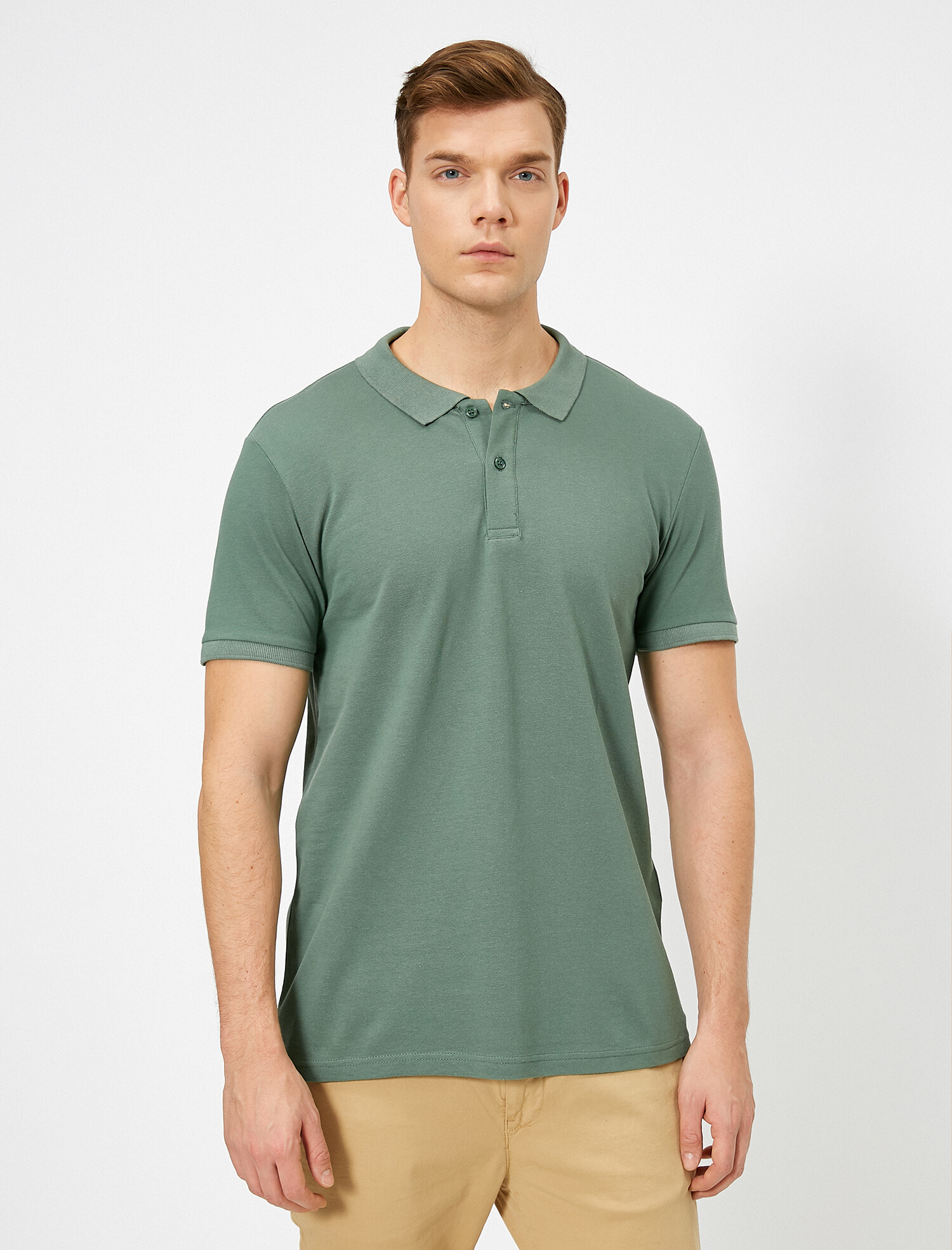 

Поло Koton 0YAM12133LK-760 S Green