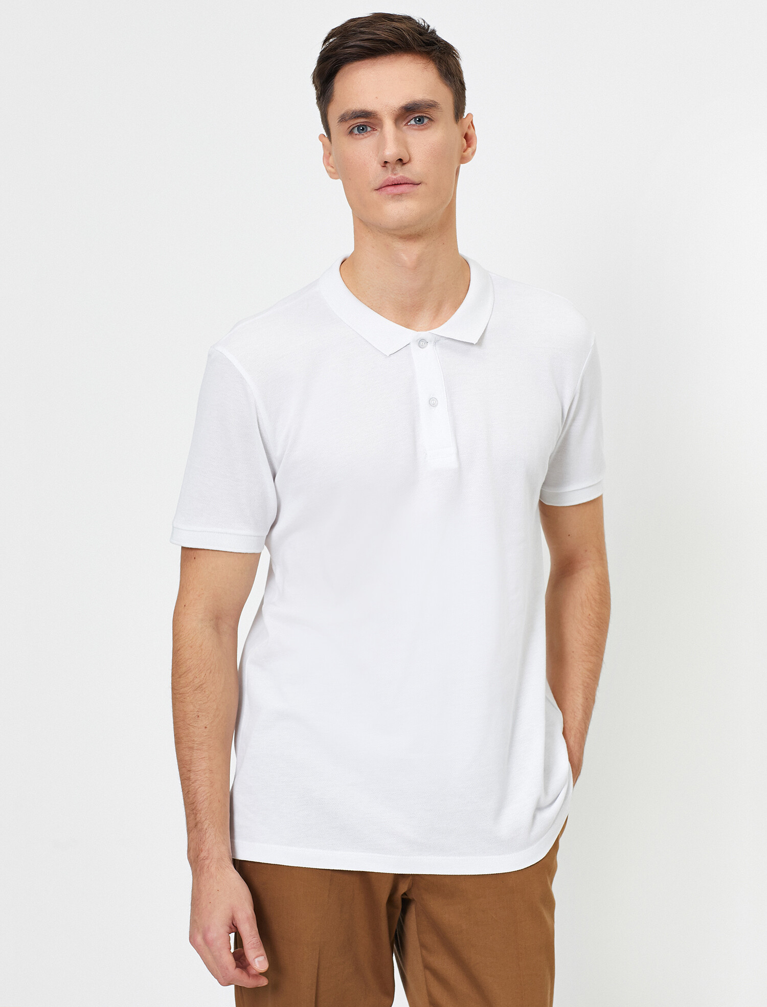 

Поло Koton 0YAM12133LK-000 S White