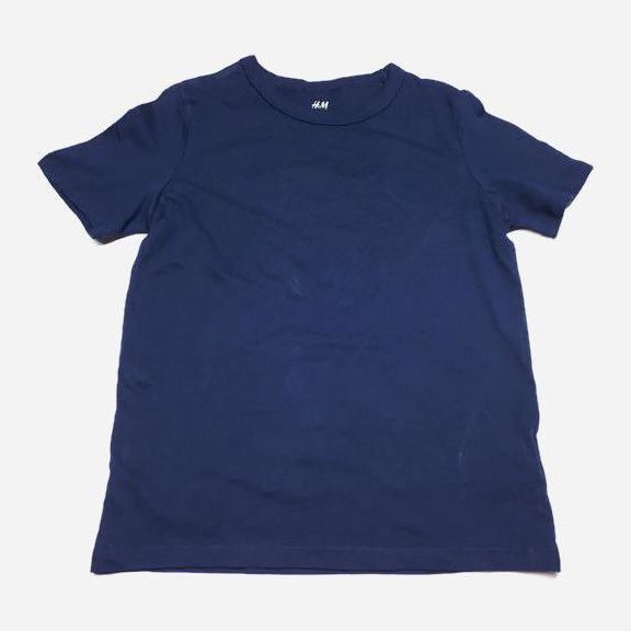 

Футболка H&M 544739 110-116 см Темно-синяя