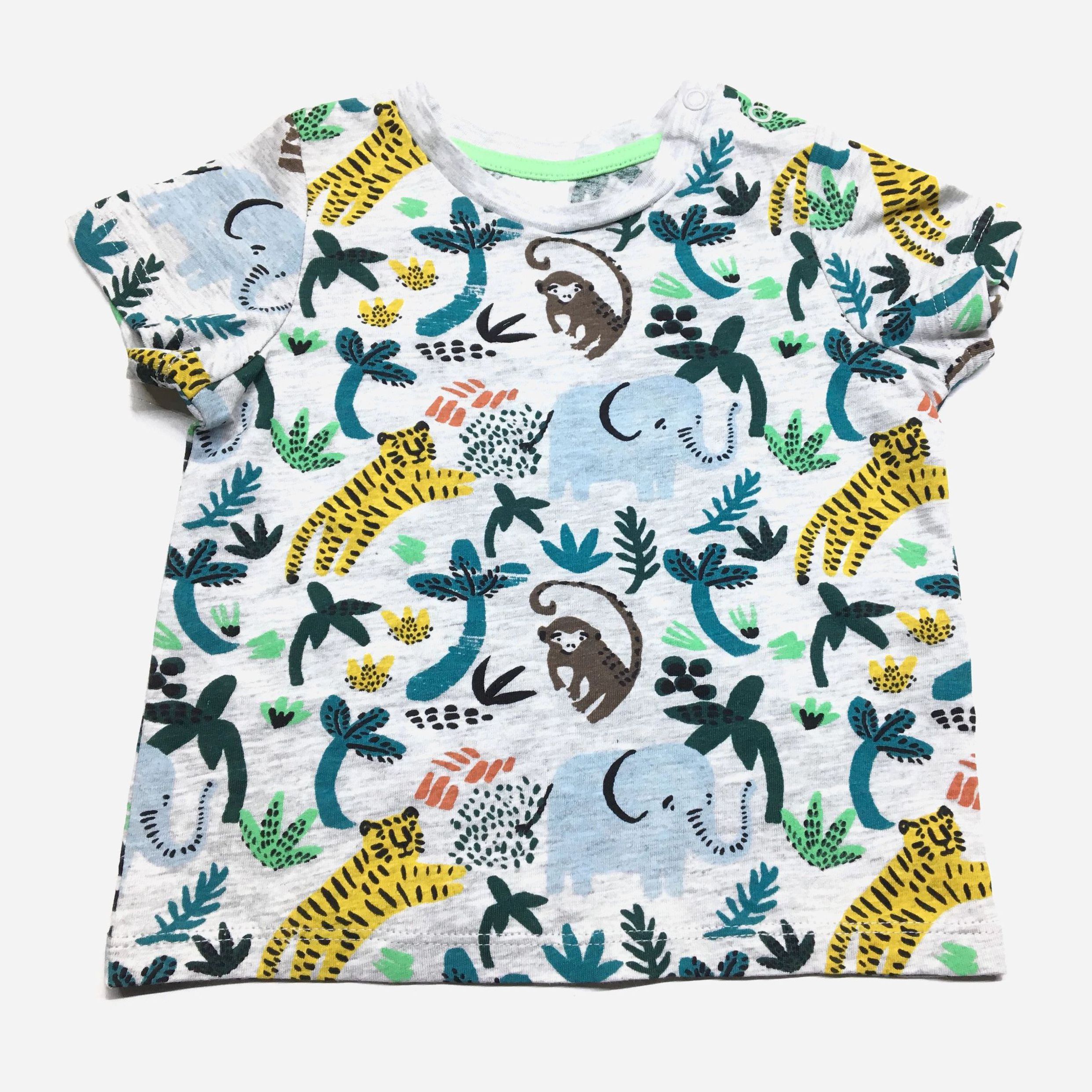 

Футболка H&M 566021 68 см Серая