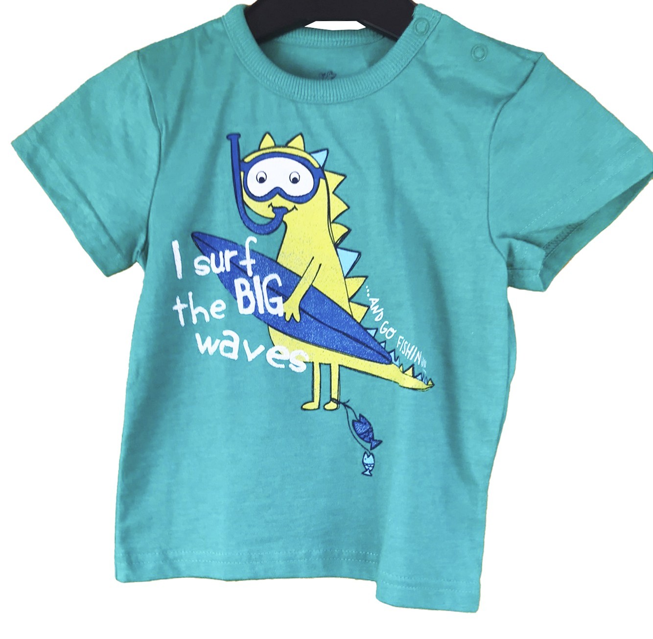 

Футболка TopoMini для мальчика I Surf The Big Waves 86 см