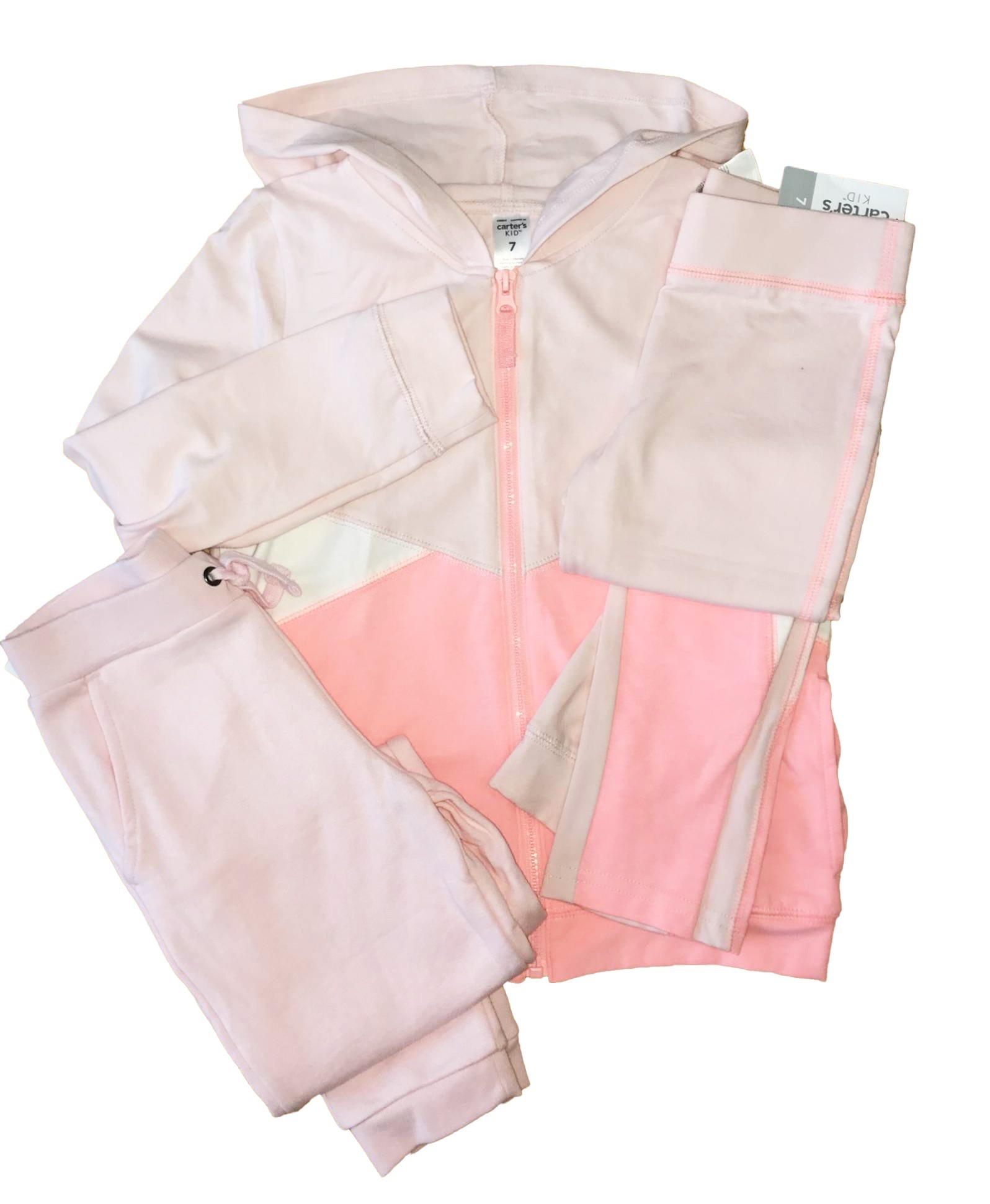 

Спортивный костюм Carter's для девочки розовый с вставками 126-131 см