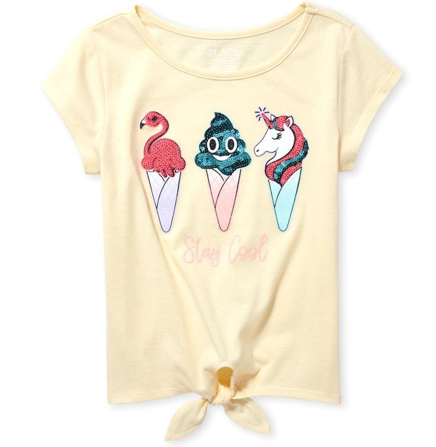 

Футболка The Childrens Place для девочки Slay Cool 107см