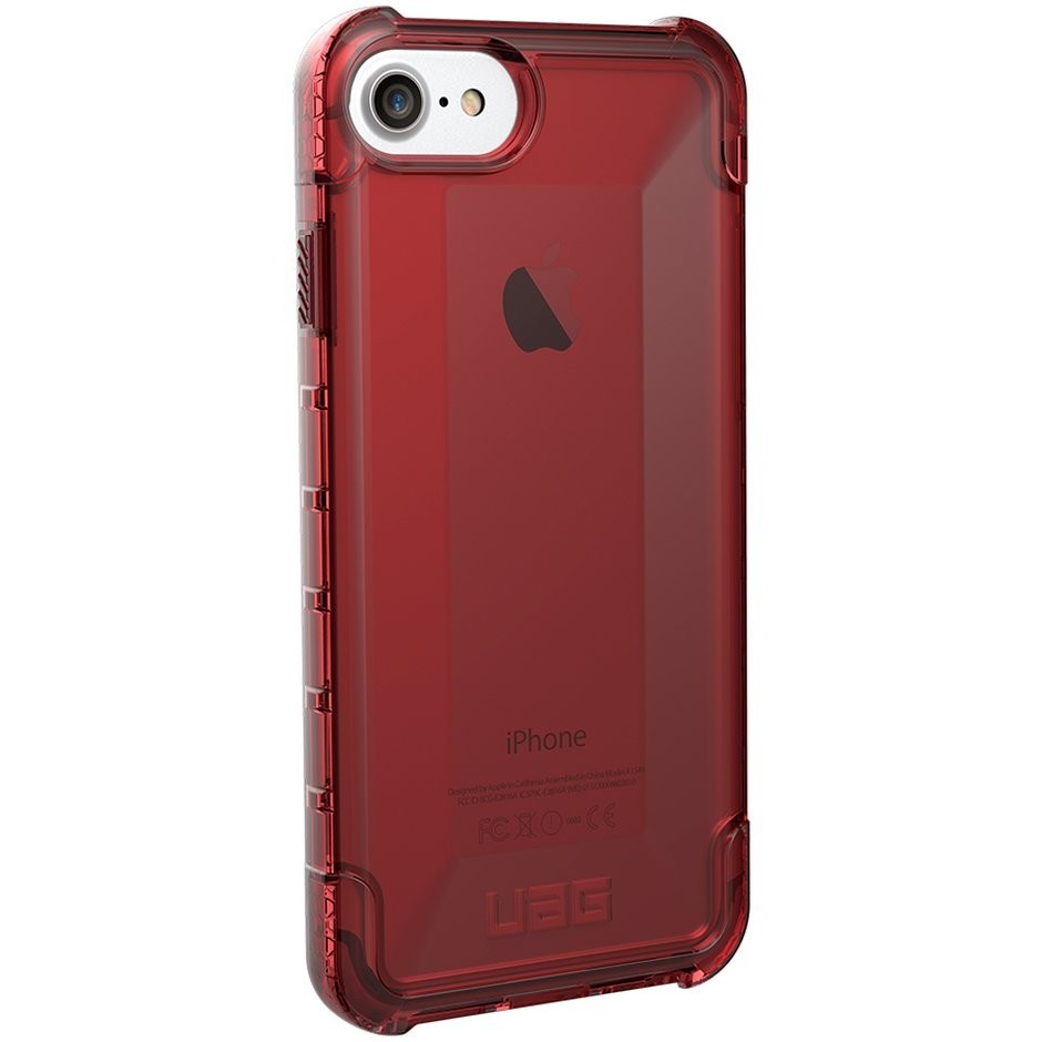 

Противоударный чехол бампер UAG Plyo Apple Iphone 6 Iphone 6s Iphone 7 Iphone 8 Iphone SE 2020 magma red