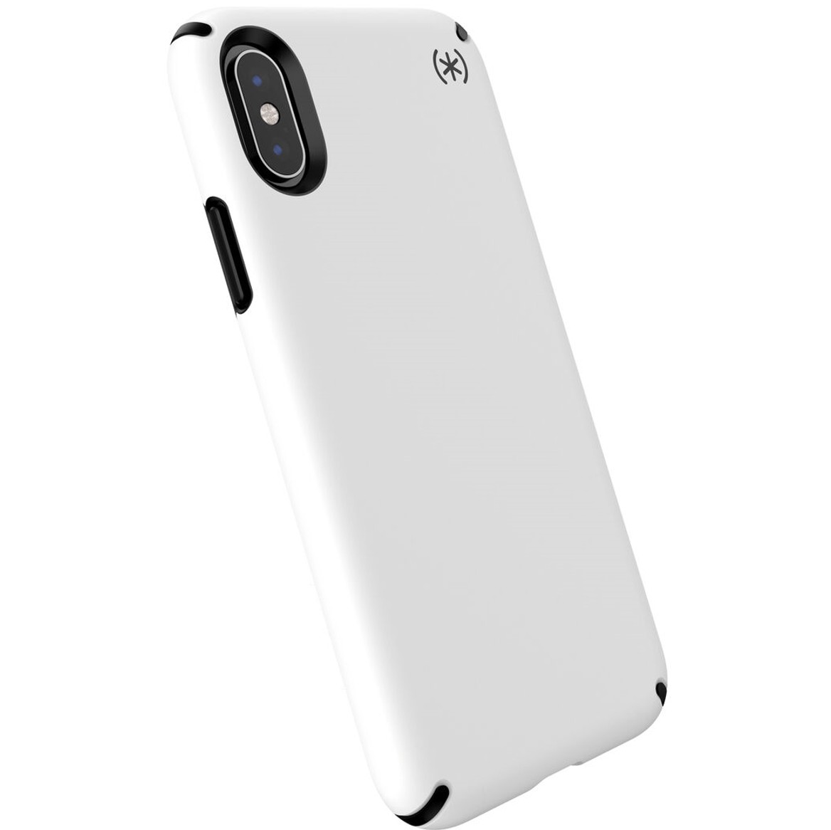 

​Антибактериальный противоударный чехол бампер Speck Presidio Pro Designed for Impact Apple Iphone X/Xs 5.8″ white/black