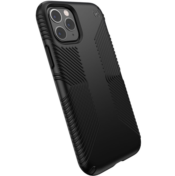 

​Антибактериальный противоударный чехол бампер Speck Presidio Grip Designed for Impact Apple Iphone 11 Pro 5.8" Black