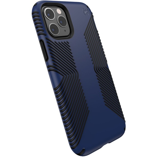 

​Антибактериальный противоударный чехол бампер Speck Presidio Grip Designed for Impact Apple Iphone 11 Pro 5.8" Coastal Blue/Black