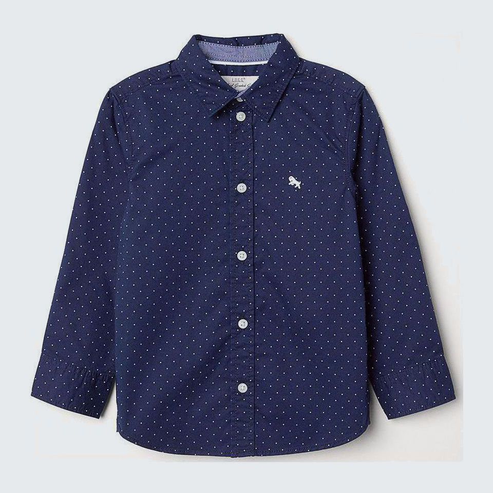 

Рубашка H&M 568174 98 см Темно-синяя