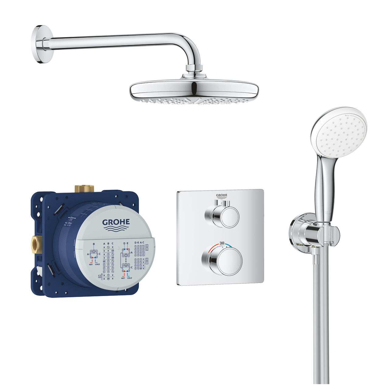 

Душевой гарнитур GROHE Grohtherm 34729000