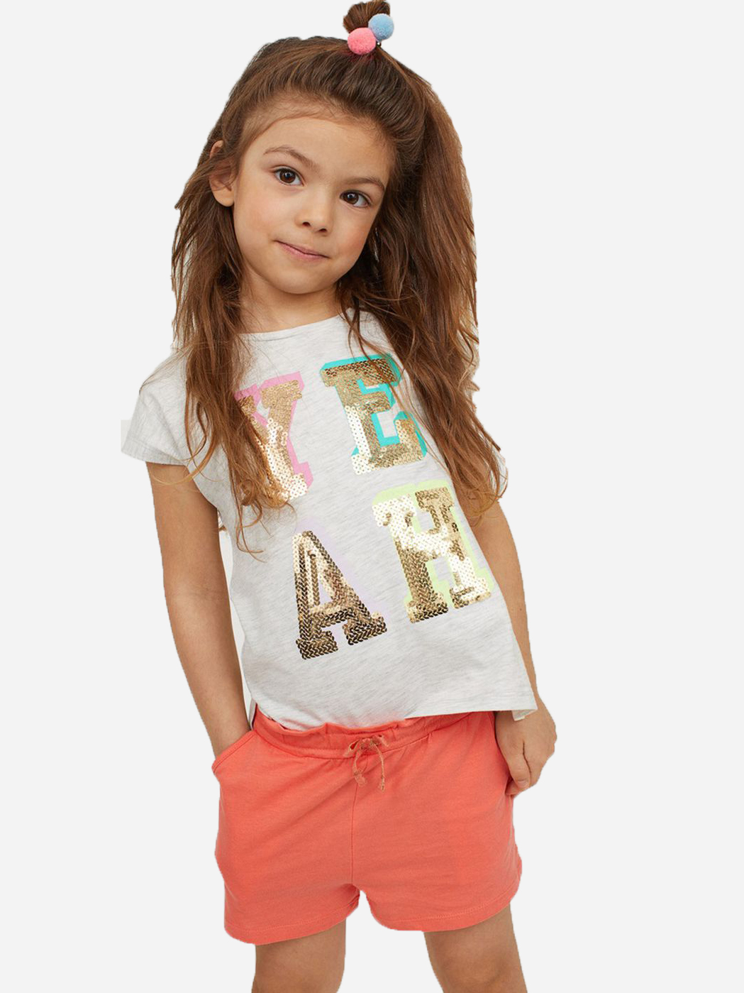 

Шорты H&M 646787 98-104 см Коралловые (KZ2000000605586)