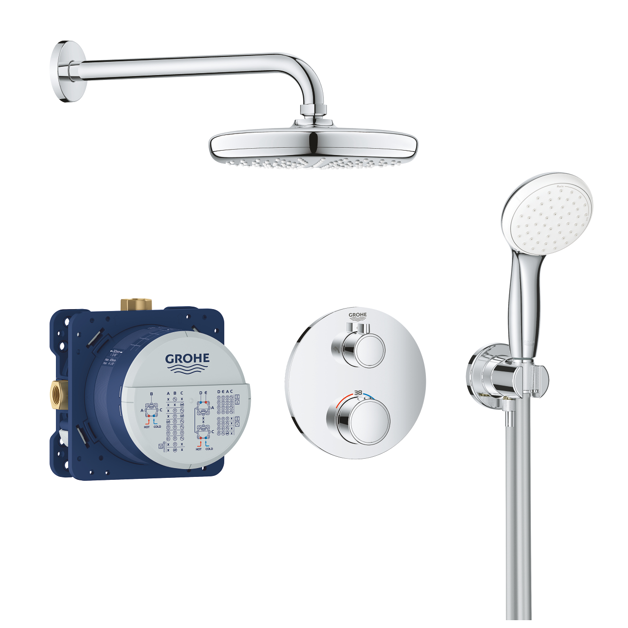 

Душевой гарнитур GROHE Grohtherm 34727000