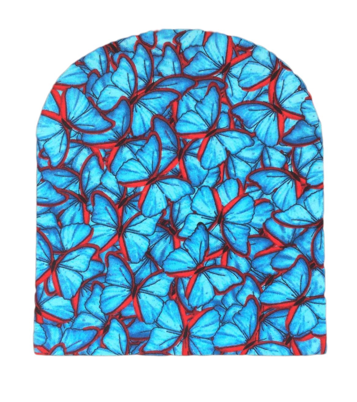 

Шапка Шкодная Кошка для девочки Blue Butterflies 54