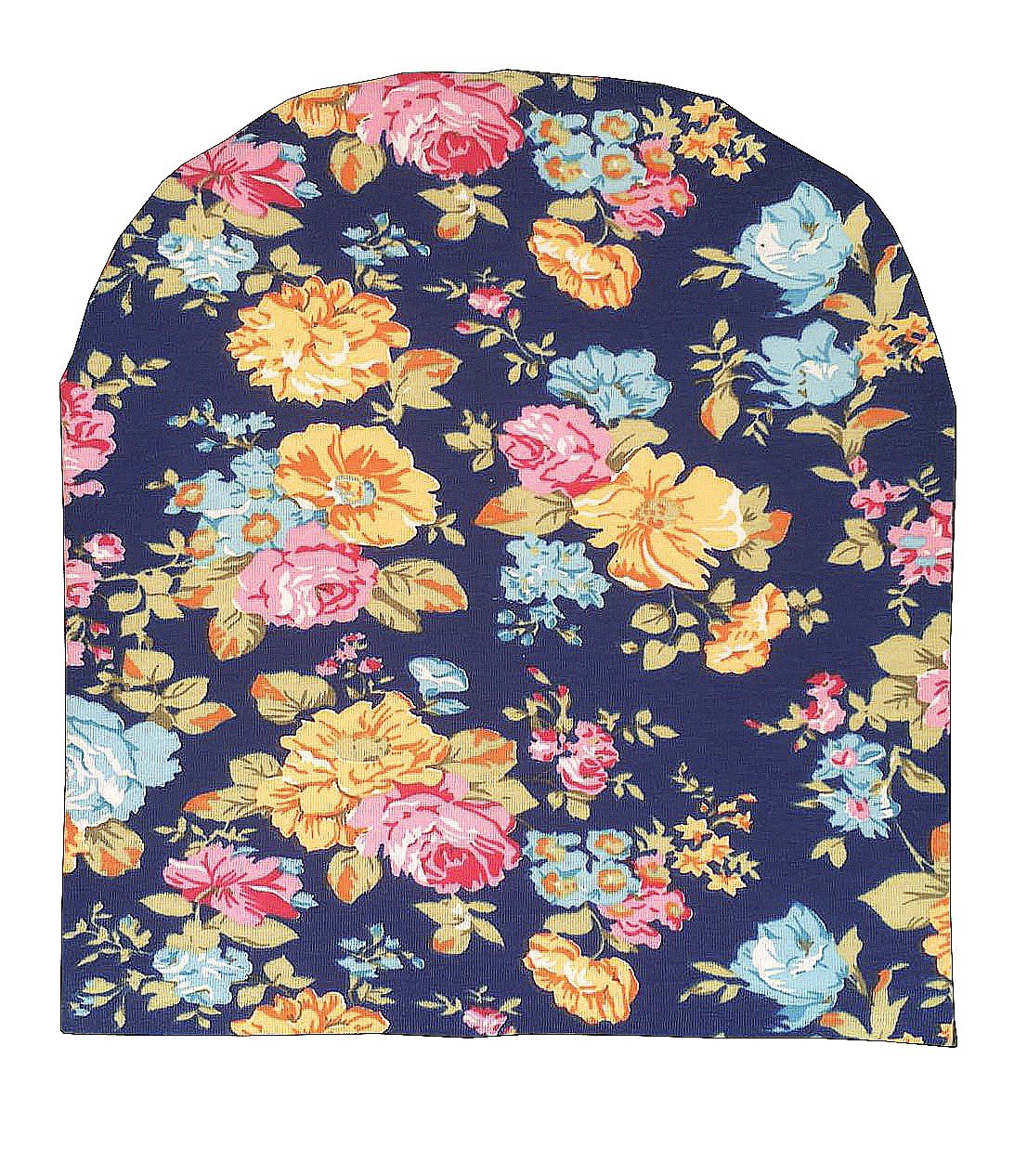 

Шапка Шкодная Кошка для девочки Flowers on Dark Blue 57