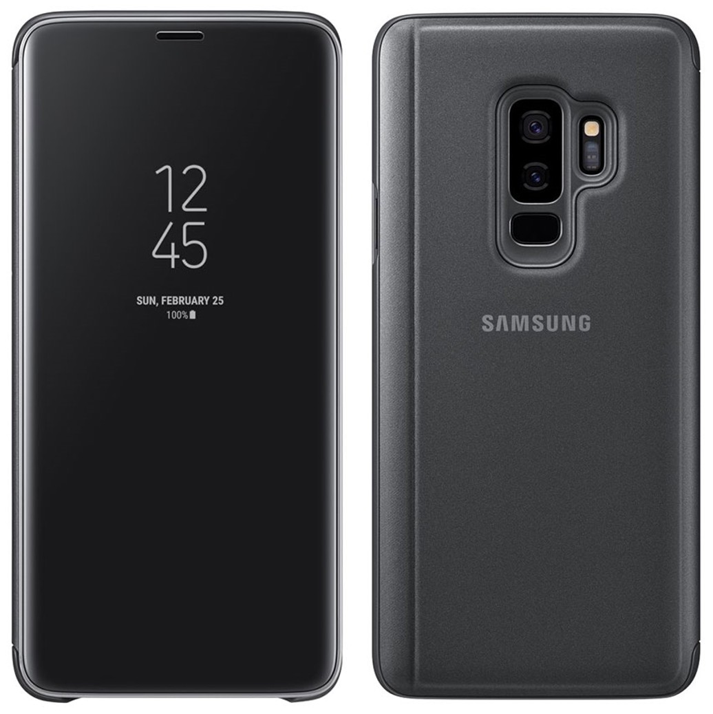 

Защитный смарт чехол книжка S-View Flip cover clear Samsung Galaxy S9 Plus + G965 black
