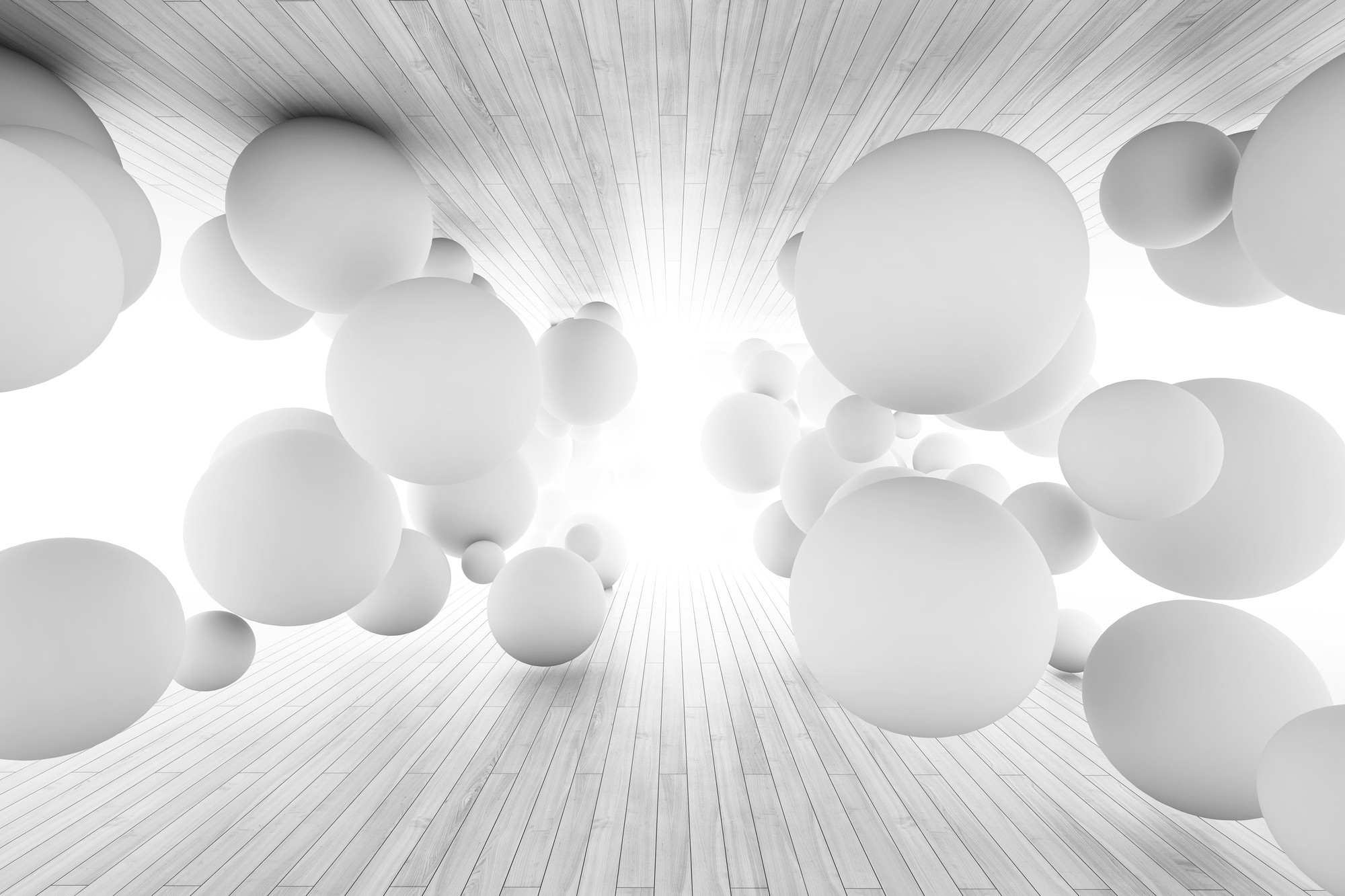 

Фотообои 3D 'Белые шары' (4960) , Фреска