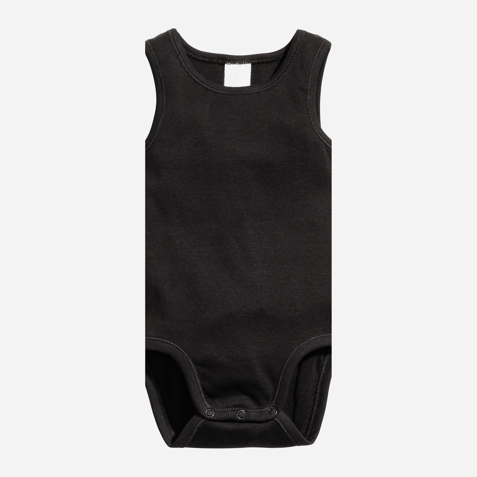 

Боди-майка H&M 348995 50 см Черная
