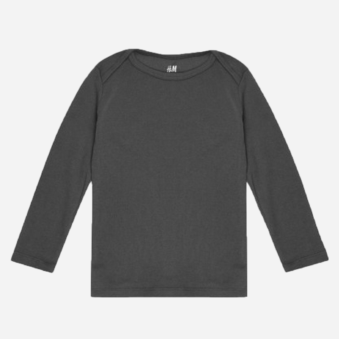 

Футболка с длинными рукавами H&M 734027 74 см Серая
