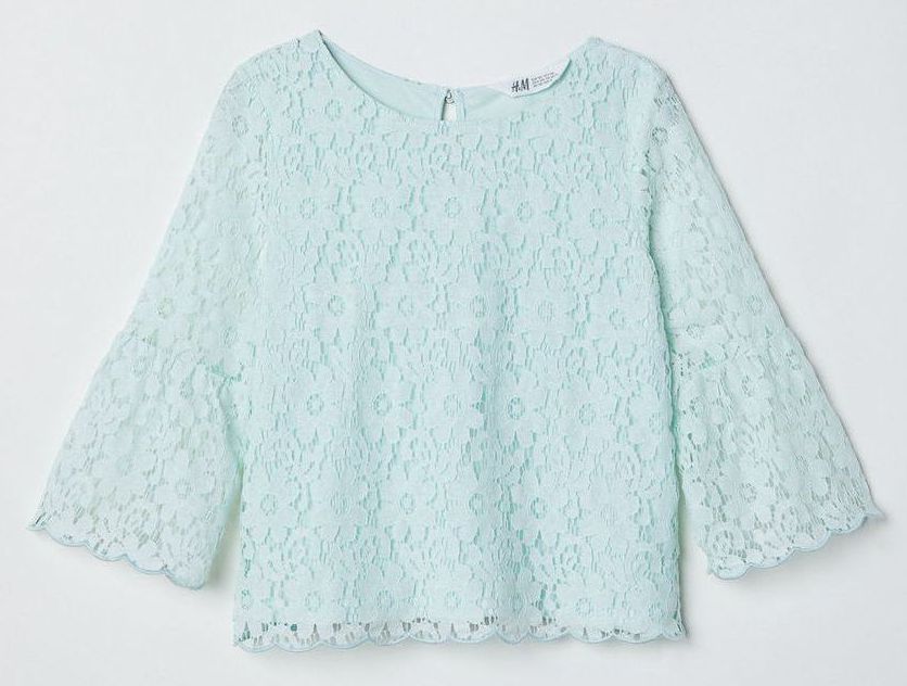 

Блуза H&M 597384 158 см Бирюзовая
