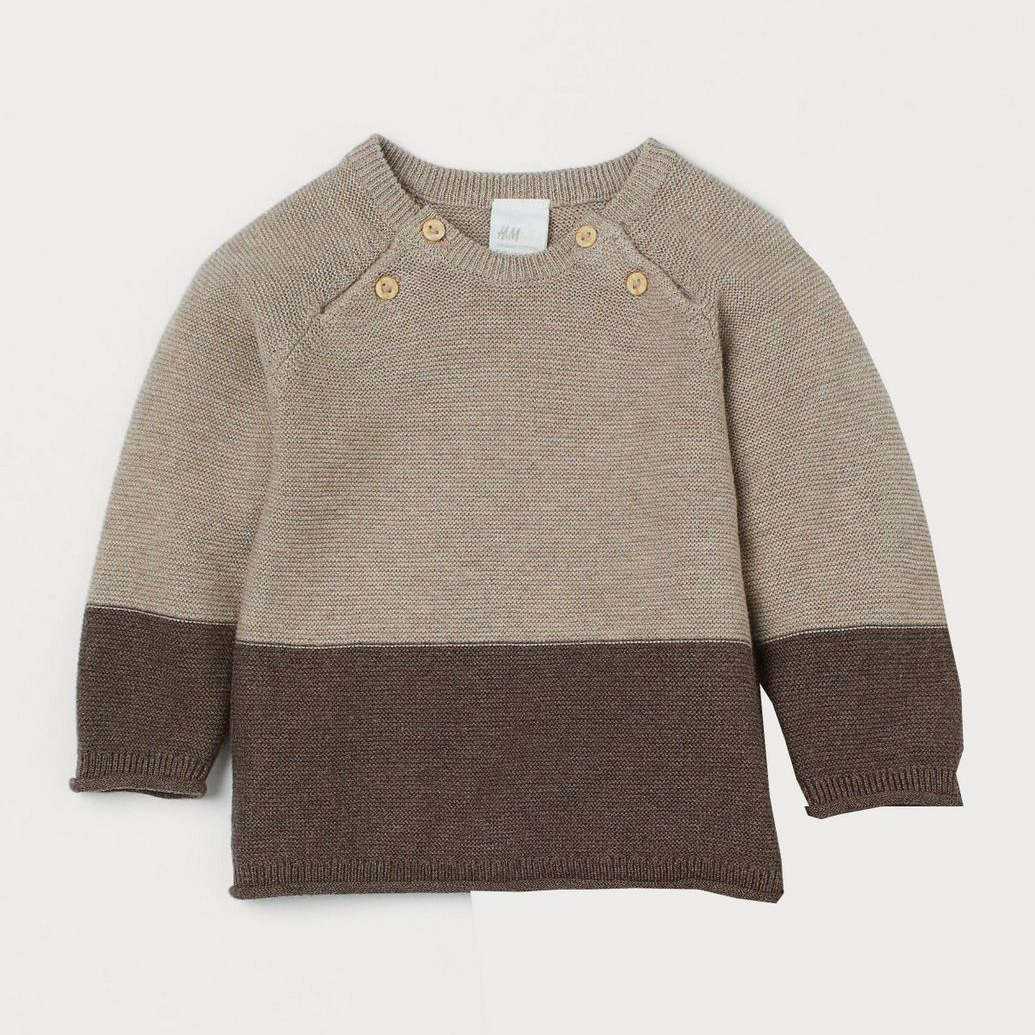 

Джемпер H&M 743791 86 см Темно-бежевые