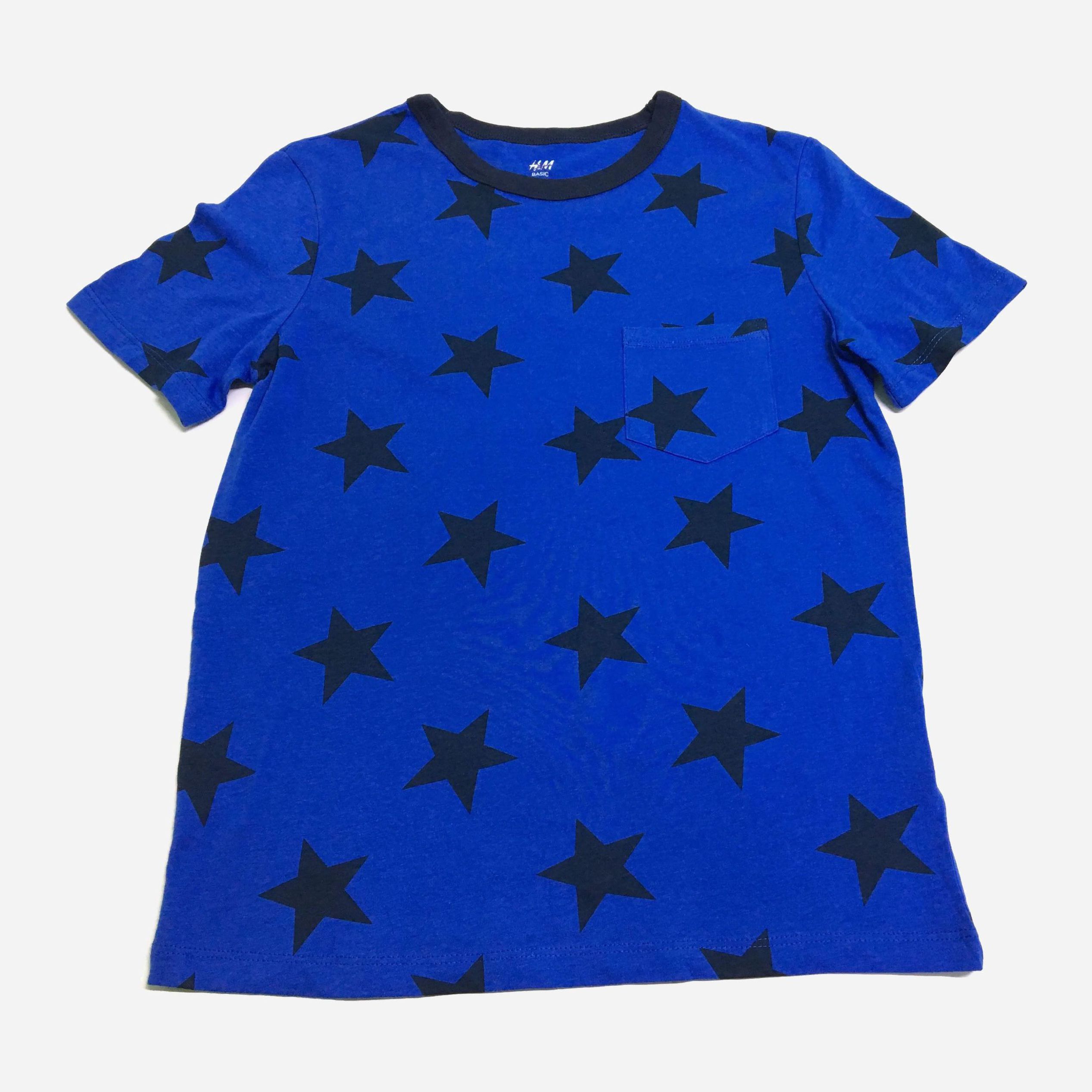

Футболка H&M 544739 134-140 см Синяя