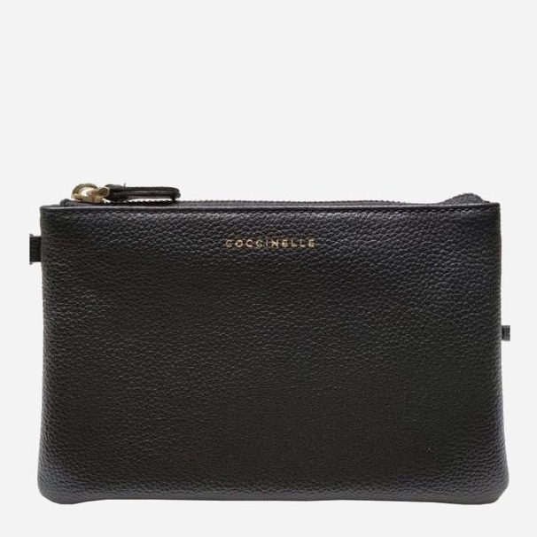 

Кошелек женский кожаный Coccinelle Pochette Pelle Vitello E5EV119A007-001 Noir