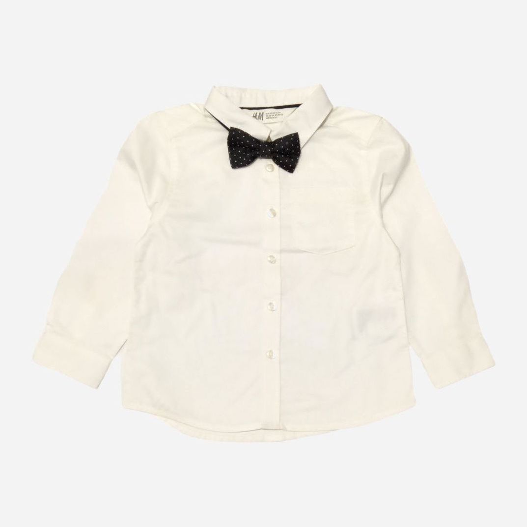 

Рубашка + бабочка H&M 503820 92 см Белые