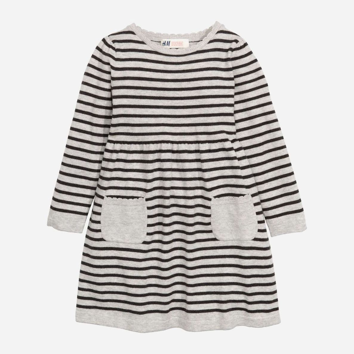 

Платье H&M 394485 98-104 см Серое