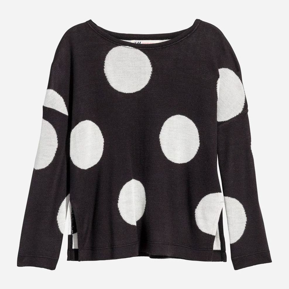 

Джемпер H&M 479933 98-104 см Черно-белый
