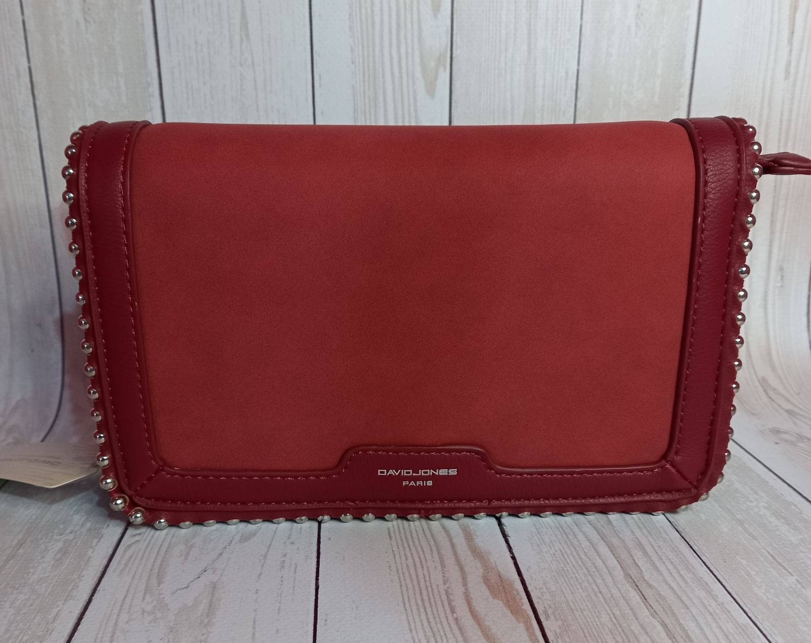 

Сумка крос-боди David Jones 6165-2T dark red красный 24*15*8см