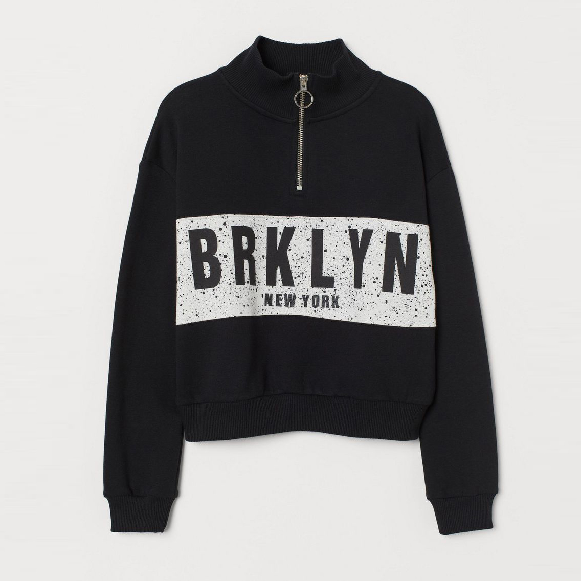 

Толстовка H&M 744141 134-140 см Черно-белая