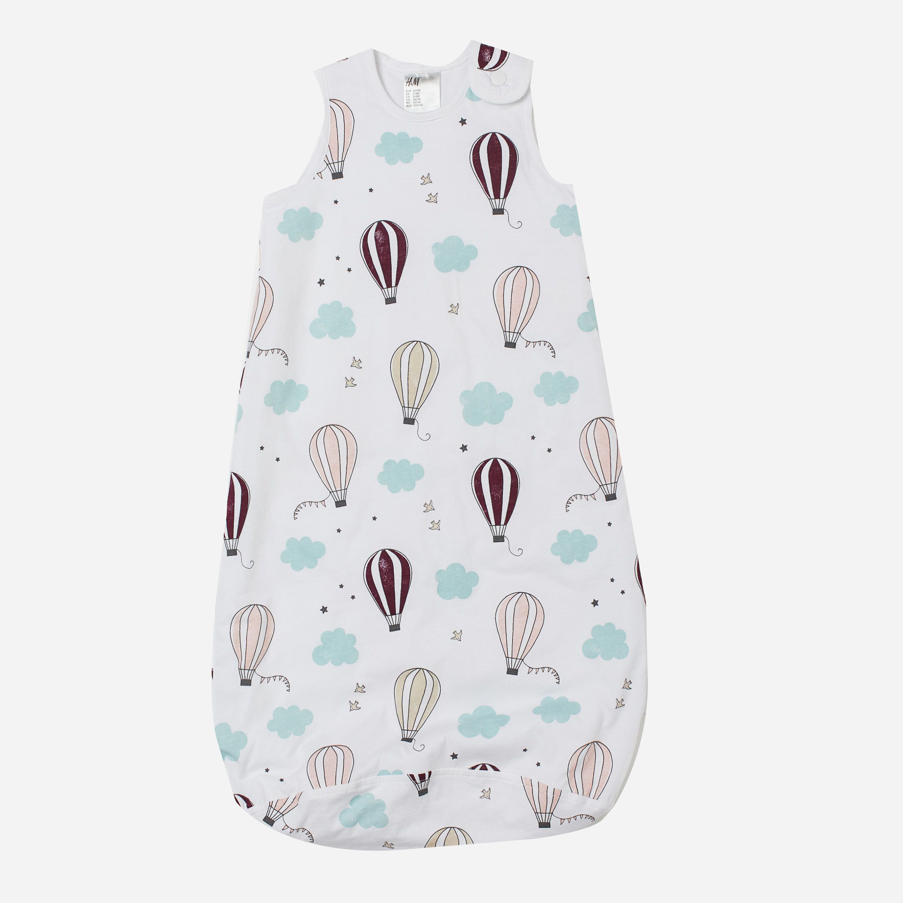 

Спальный мешок H&M 657719 74-80 см Белый