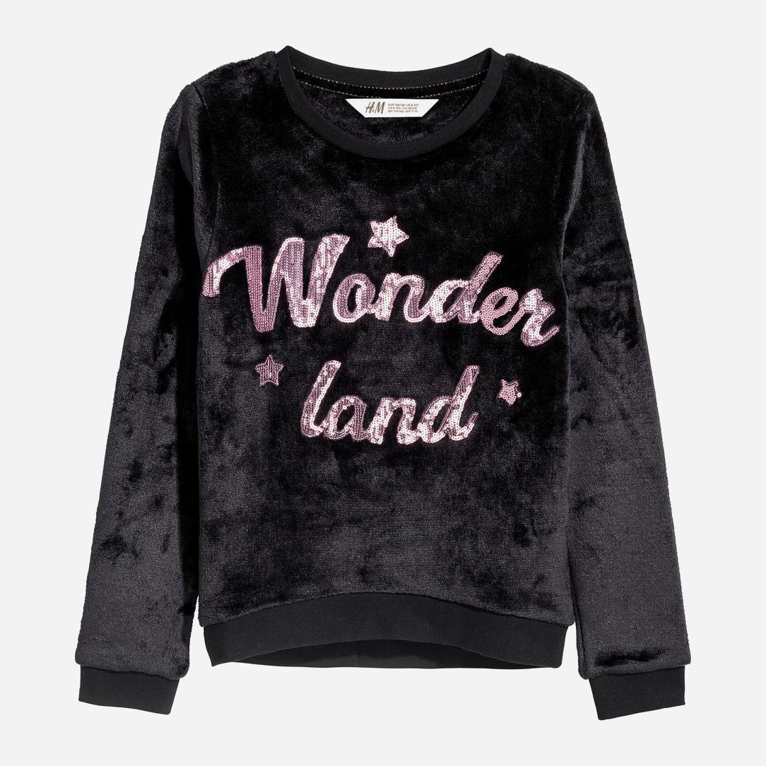 

Свитшот H&M 537462 158-164 см Черный (KZ2000001037799)