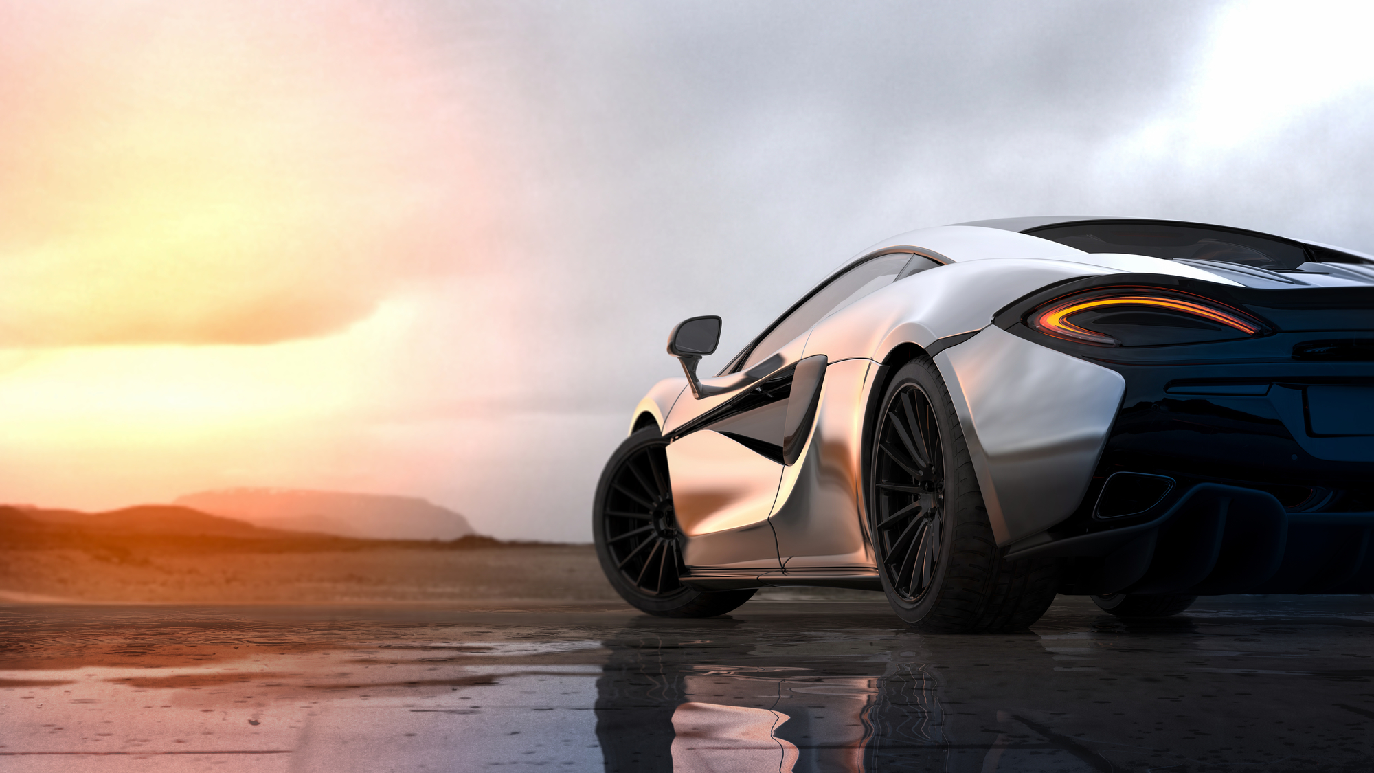 

Фотообои Транспорт 'Спортивное авто' (4255) , Мелкий песок