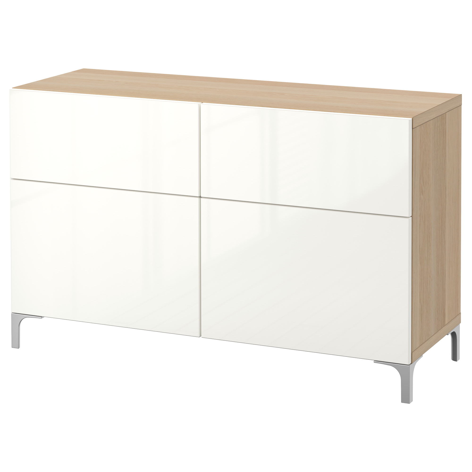 

Комб для хран с дверц/ящ IKEA БЕСТО под беленый дуб 891.952.59