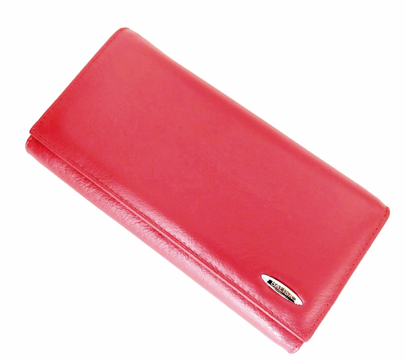 

Кошелек кожаный женский Bаlisa с бленд элипс значком 19 х9 см SKU 00340 Красный