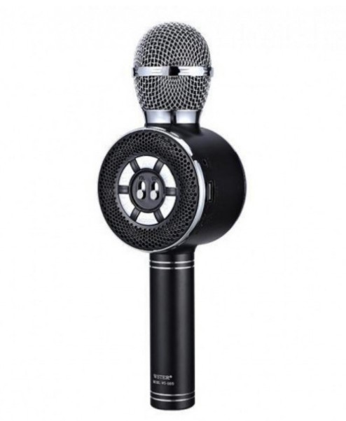 

Беспроводной Bluetooth микрофон для караоке WS-669 Черный