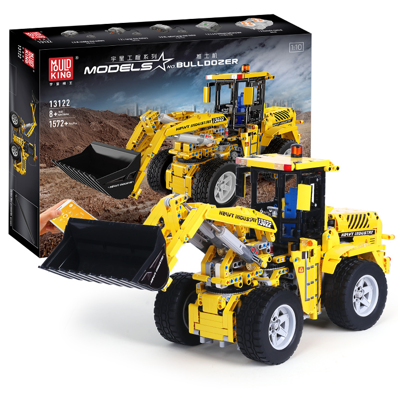 

Конструктор на управлении бульдозер Wheel Loader MK2 Mould King 13122