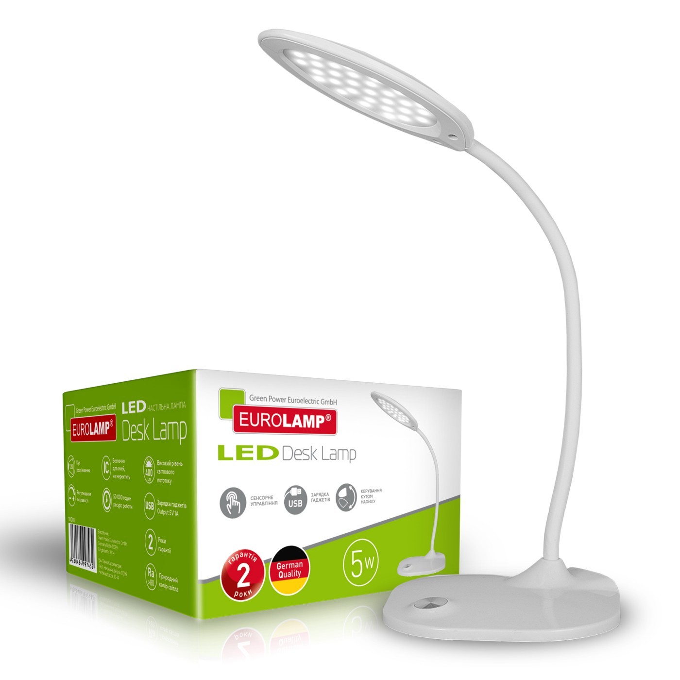 

EUROLAMP LED Світильник настільний в стилі хайтек 5W 5300-5700K білий