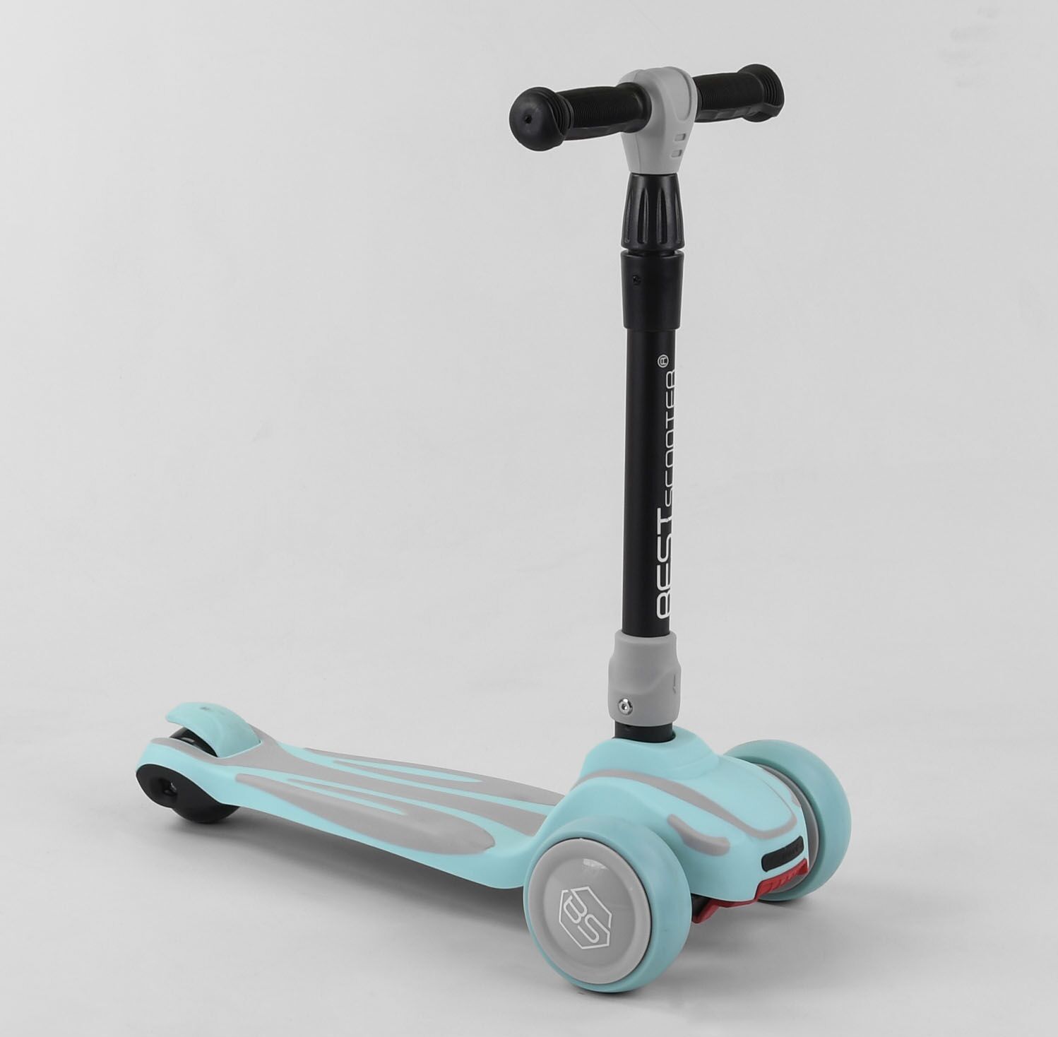 

Новый трехколесный самокат Best Scooter Maxi S, голубой (7102)