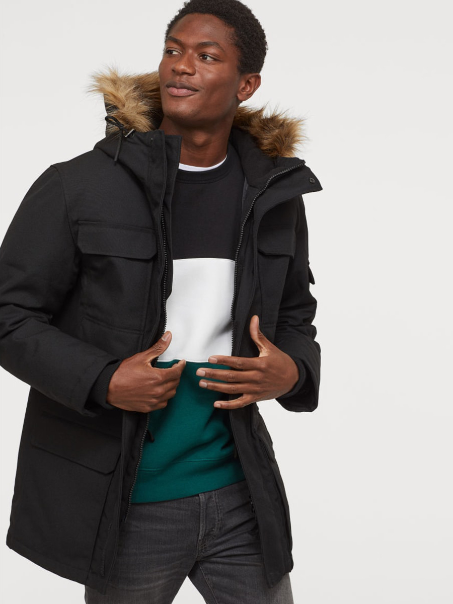 

Парка H&M 0504667 M Черная