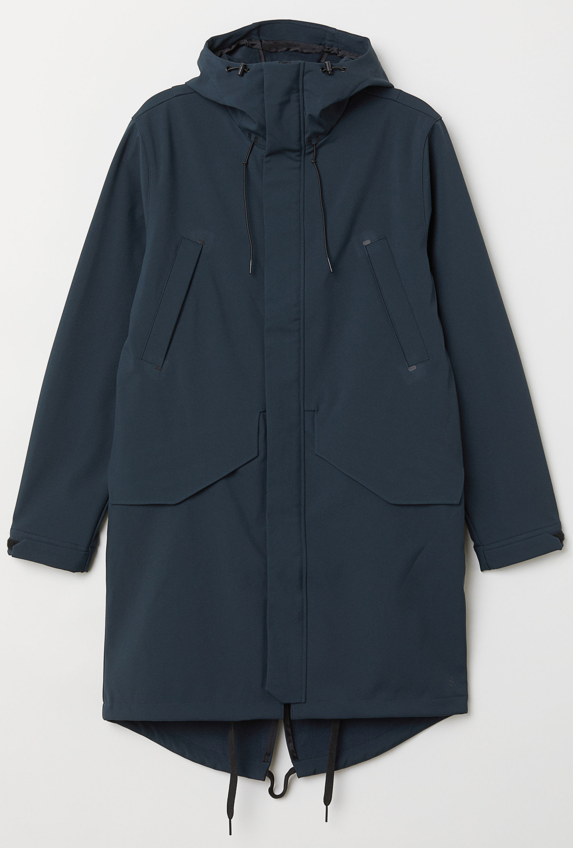 

Парка H&M 513512 L Темно-синяя