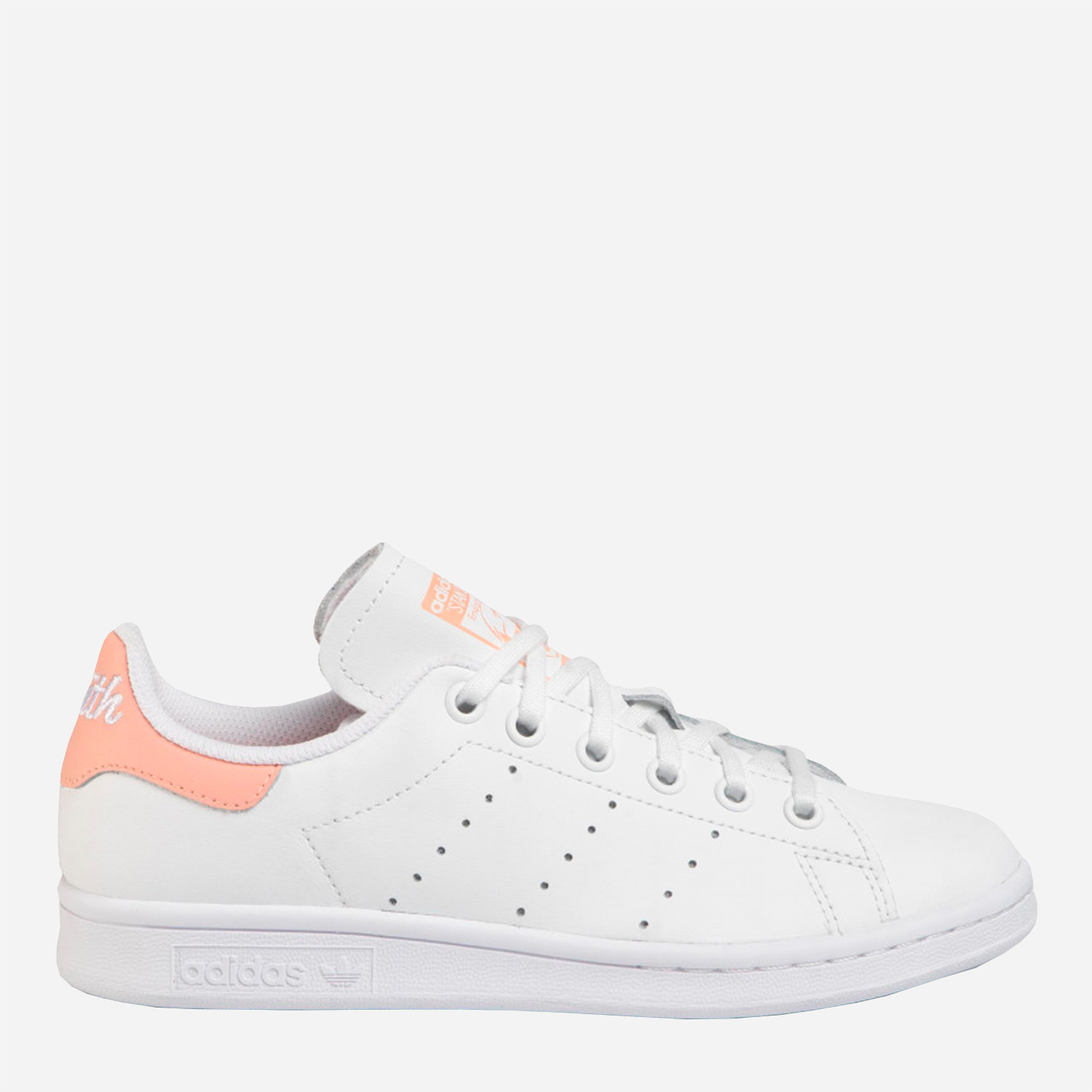 

Кеды Adidas Originals Stan Smith J EE7571 37.5 (4.5) 22.9 см Ftwwht/Ftwwht/Glopnk