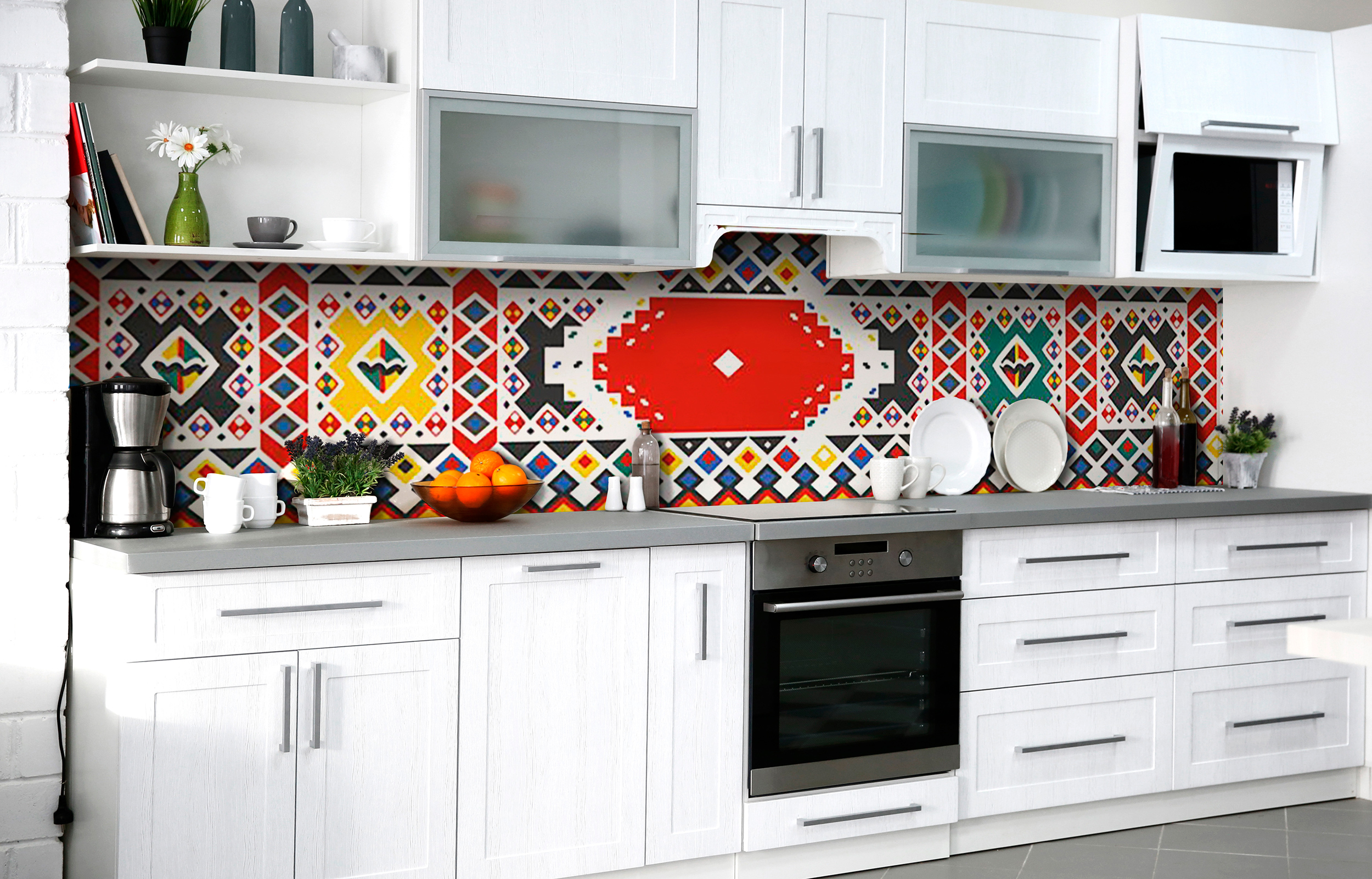 

Скинали на кухню Zatarga Мексиканские узоры 650х2500 мм (Z182928/1)