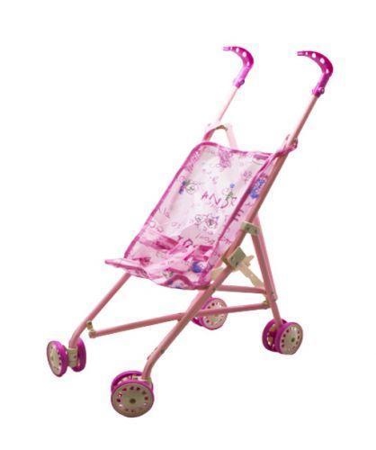 

Коляска для кукол Melobo 9302W(HT) для кукол 55.5х26х45.5 Розовая