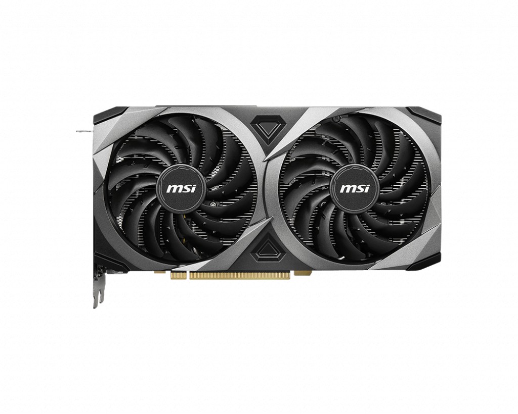 

MSI PCI-Ex GeForce RTX 3060 Ti Ventus 2X OC 8GB GDDR6 (256bit) (1695/14000) (HDMI, 3 x DisplayPort) (RTX 3060 Ti VENTUS 2X OC)