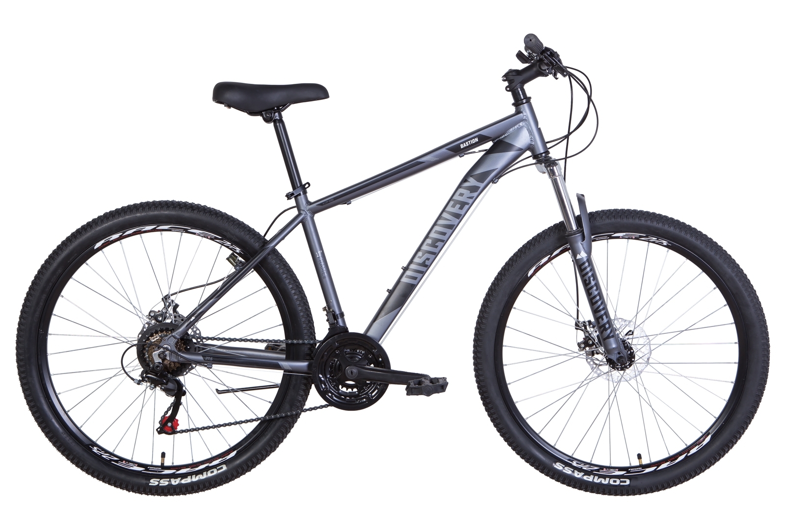 

Велосипед 27.5" Discovery BASTION DD серо-черный (м) 2021