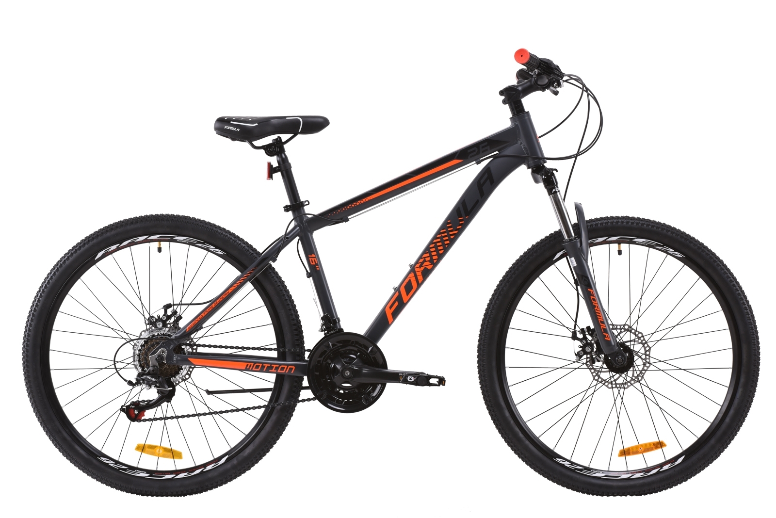 

Велосипед 26" Formula MOTION DD 19" серо-оранжевый (м) 2020