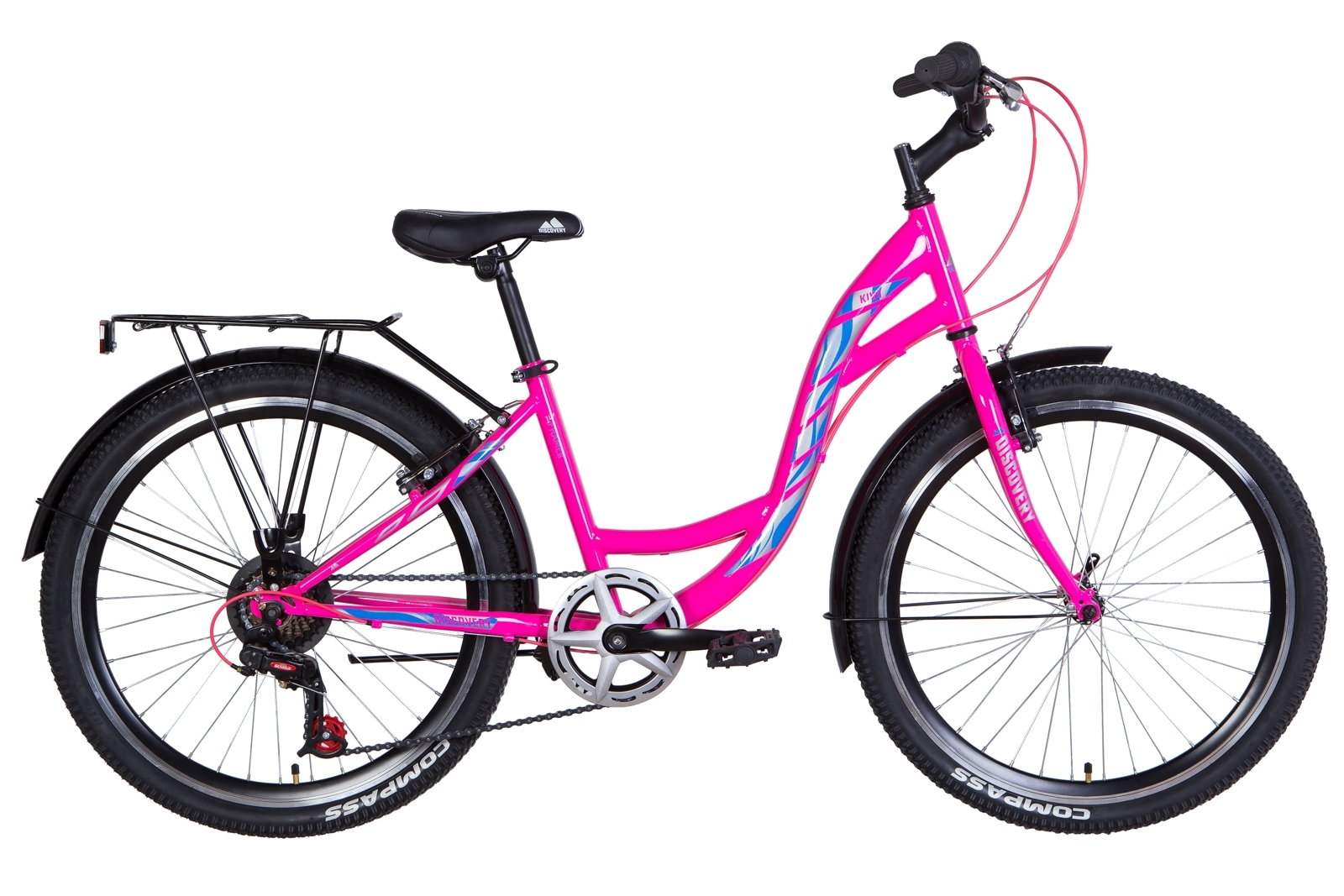 

Велосипед 24" Discovery KIWI малиновый 2021