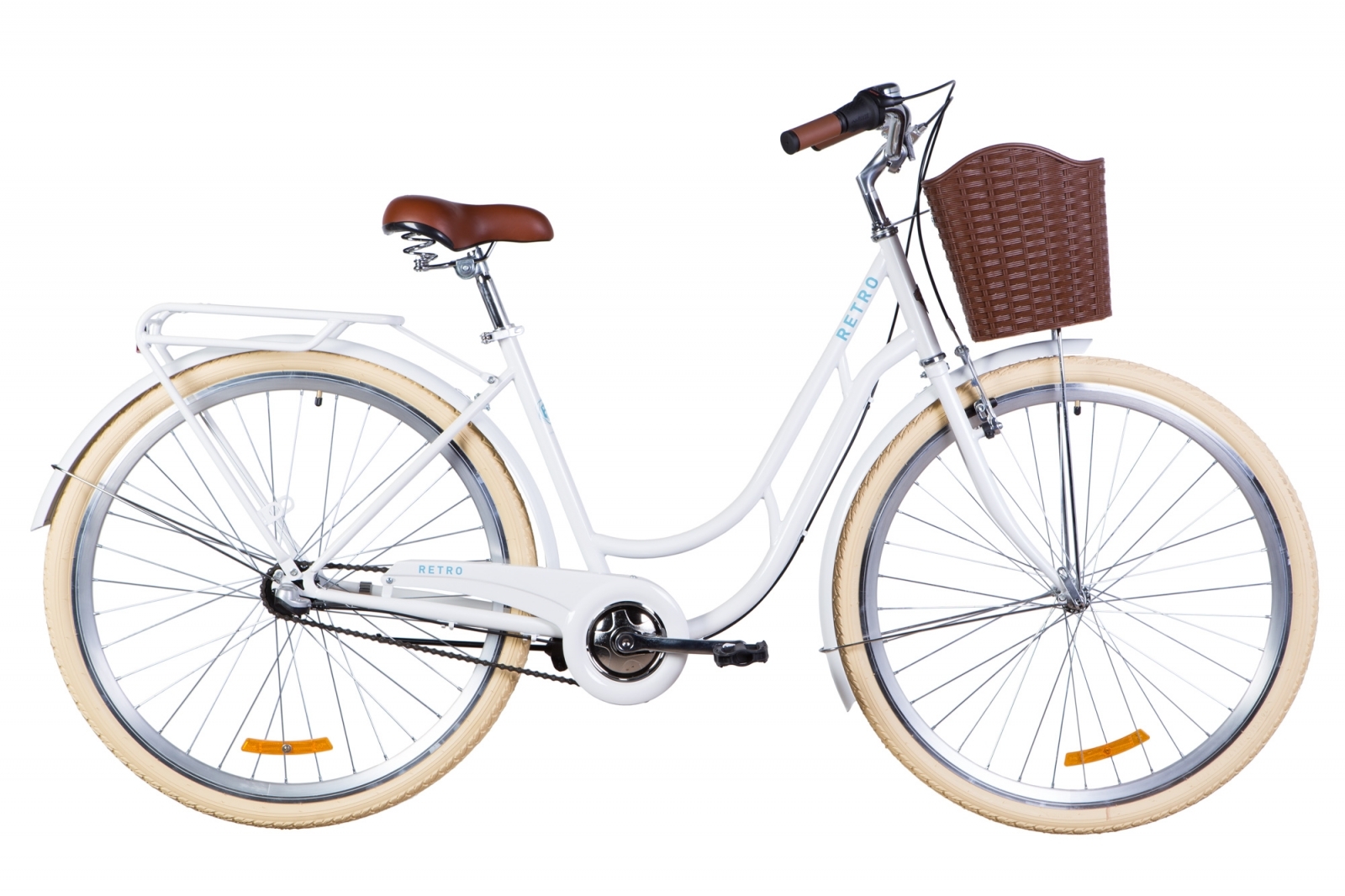 

Велосипед 28" Dorozhnik RETRO планет. 19" белый 2020