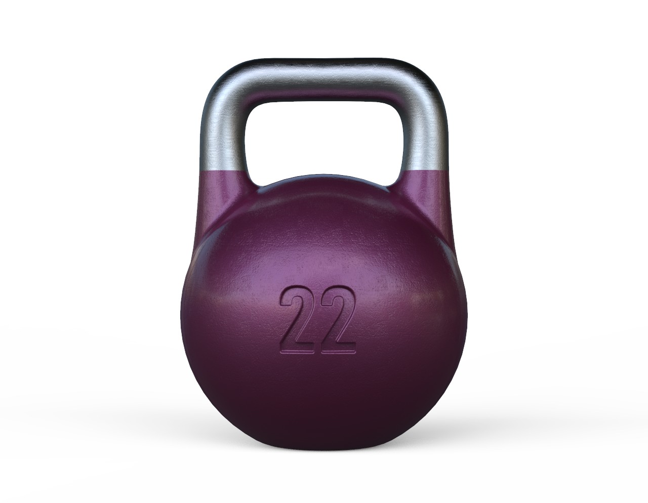 

Гиря спортивная профессиональная UASTRONG - 22 кг. (фиолетовая)